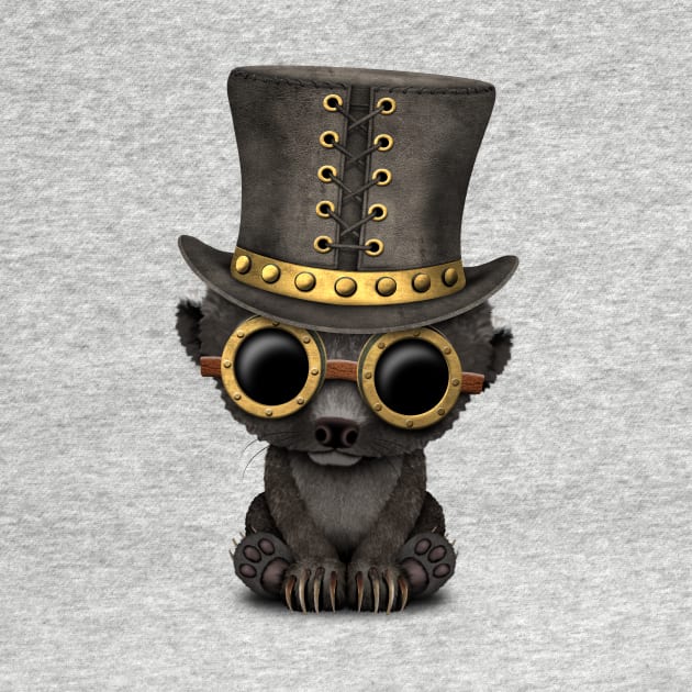 Steampunk Baby Honey Badger by jeffbartels